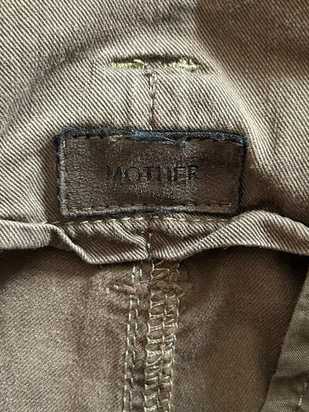 MOTHER | Women’s Brown Greaser Paperbag Pleated Belted Cargo Ankle Pants Size 26